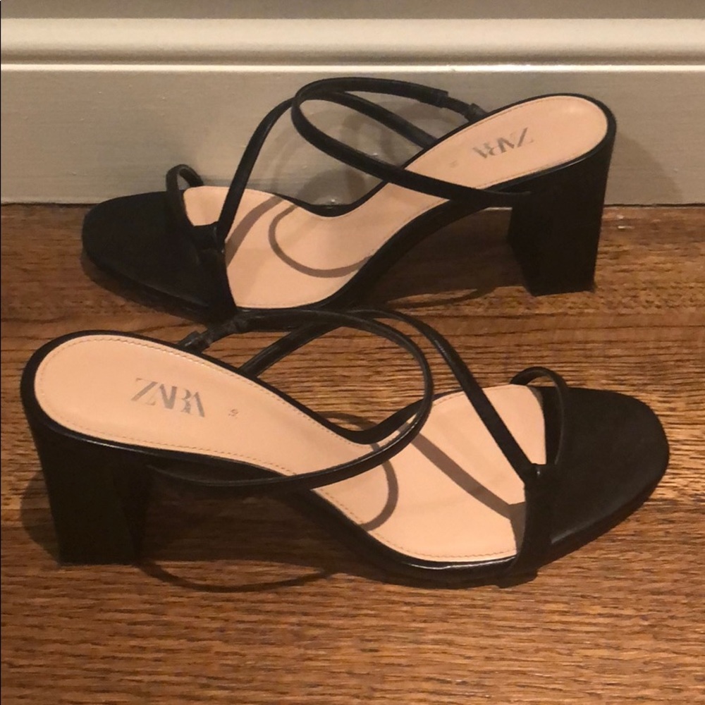 ZARA Strappy sandals! Worn once.